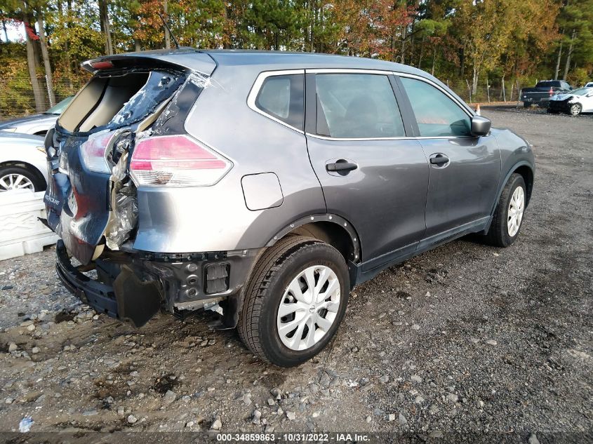 2016 Nissan Rogue S VIN: JN8AT2MT9GW014325 Lot: 34859863