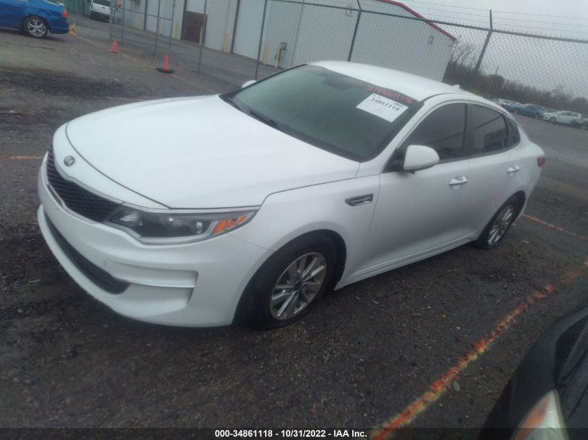 2017 Kia Optima Lx VIN: 5XXGT4L30HG156438 Lot: 34861118