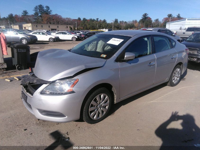 2015 Nissan Sentra Sv VIN: 3N1AB7AP9FY350280 Lot: 34862651