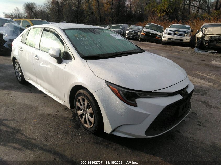 2020 Toyota Corolla Le VIN: JTDEPRAE4LJ057901 Lot: 34862707