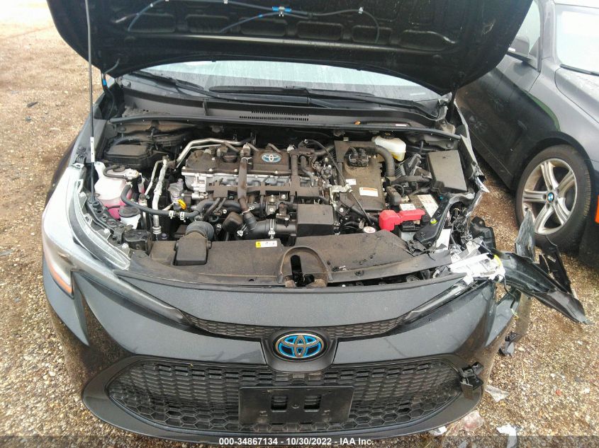 2022 Toyota Corolla Hybrid Le VIN: JTDEAMDE0NJ047174 Lot: 34867134