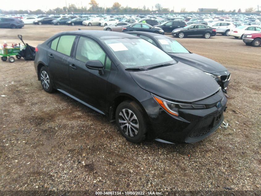 2022 Toyota Corolla Hybrid Le VIN: JTDEAMDE0NJ047174 Lot: 34867134