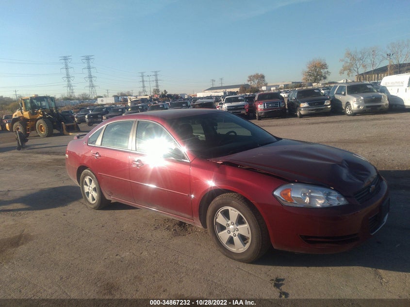 2008 Chevrolet Impala Lt 2G1WT58K189274158 photo #1