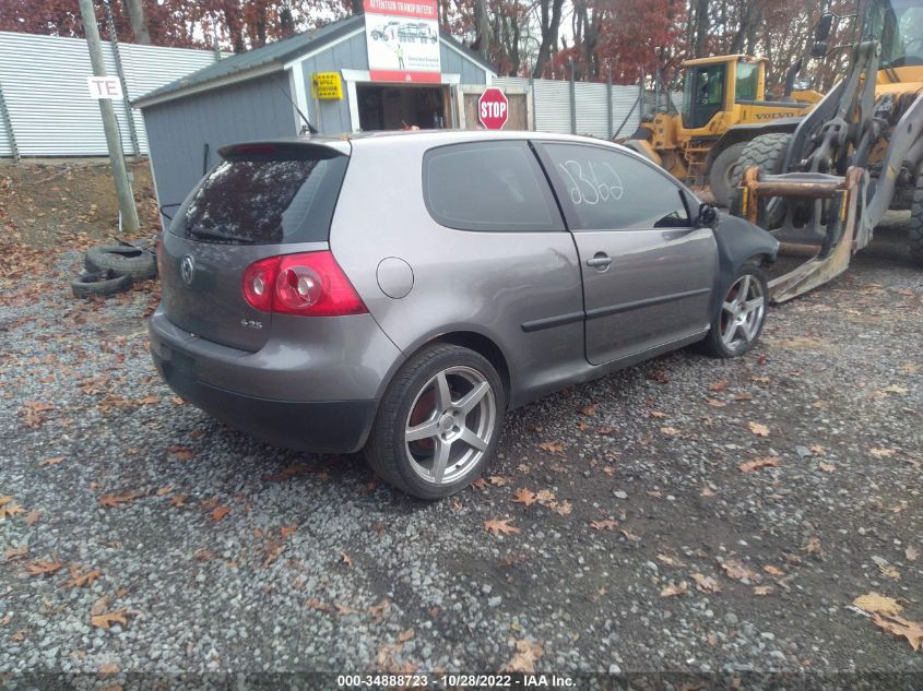 2008 Volkswagen Rabbit S VIN: WVWBB71K78W002610 Lot: 34888723