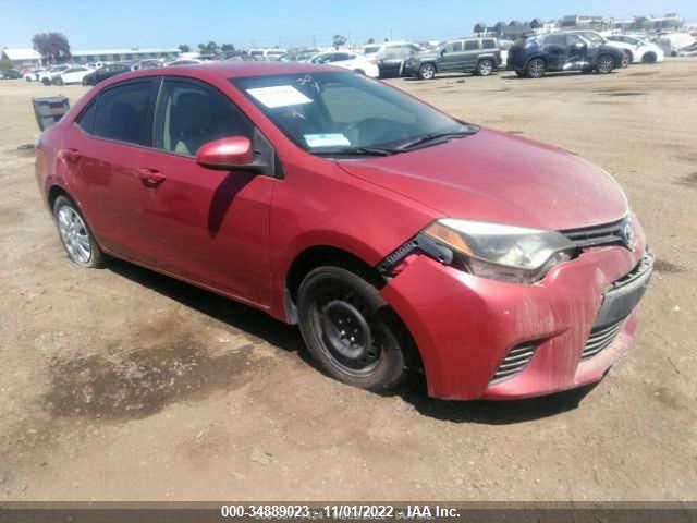 2014 Toyota Corolla Le VIN: 5YFBURHE1EP167420 Lot: 34889023