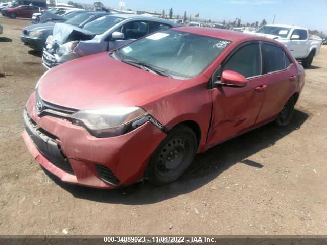 2014 Toyota Corolla Le VIN: 5YFBURHE1EP167420 Lot: 34889023