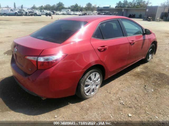 2014 Toyota Corolla Le VIN: 5YFBURHE1EP167420 Lot: 34889023