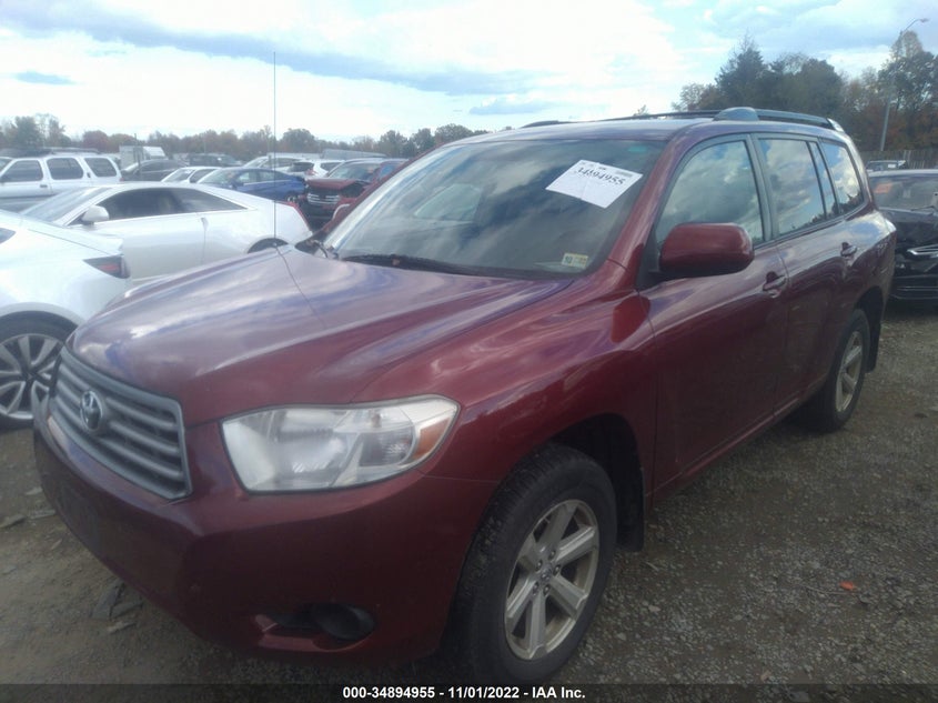 2010 TOYOTA HIGHLANDER VIN: 5TDBK3EH7AS005780