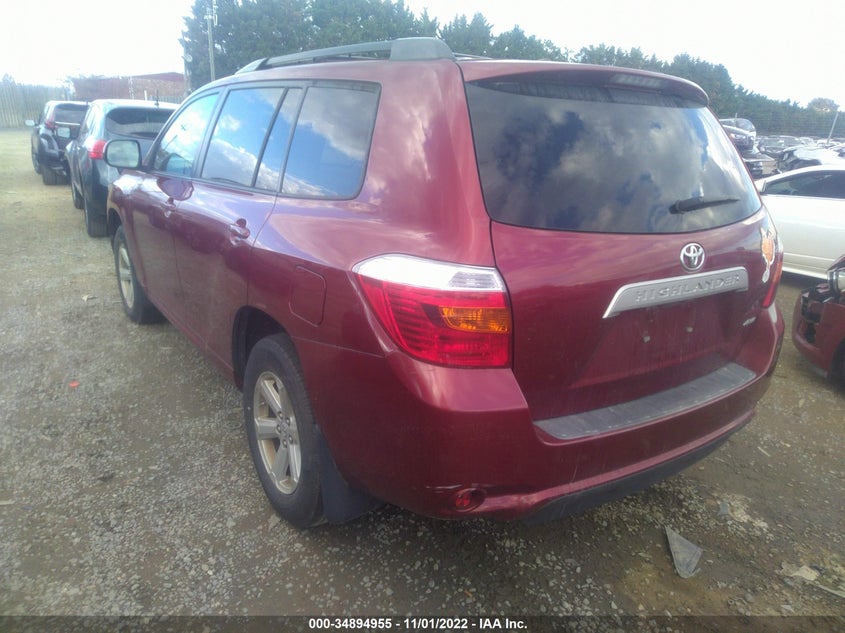 2010 TOYOTA HIGHLANDER VIN: 5TDBK3EH7AS005780
