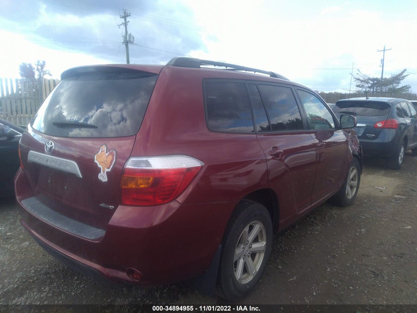 2010 TOYOTA HIGHLANDER VIN: 5TDBK3EH7AS005780