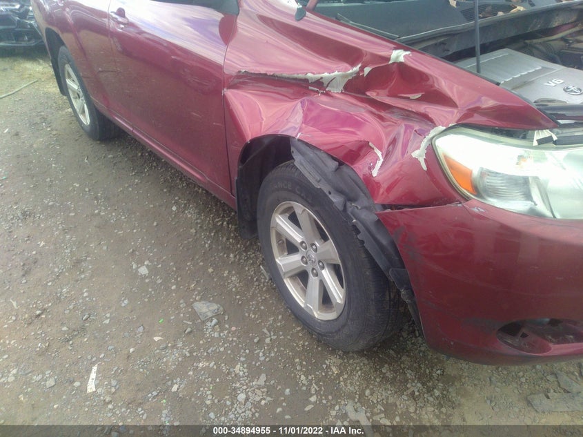2010 TOYOTA HIGHLANDER VIN: 5TDBK3EH7AS005780