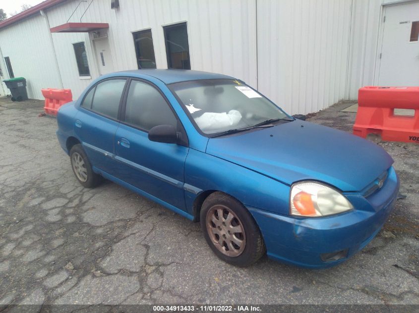 2003 Kia Rio Base (A4)/Base (M5) VIN: KNADC125636259405 Lot: 34913433