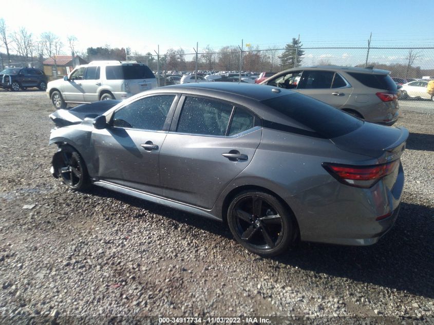 2021 Nissan Sentra Sr Xtronic Cvt VIN: 3N1AB8DV3MY290915 Lot: 34917734