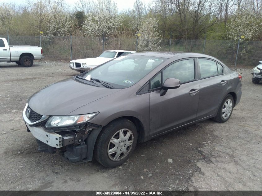 2013 Honda Civic Lx VIN: 19XFB2F57DE207856 Lot: 34929404