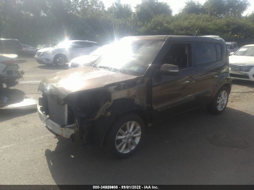 2012 Kia Soul + VIN: KNDJT2A61C7395781 Lot: 34929408