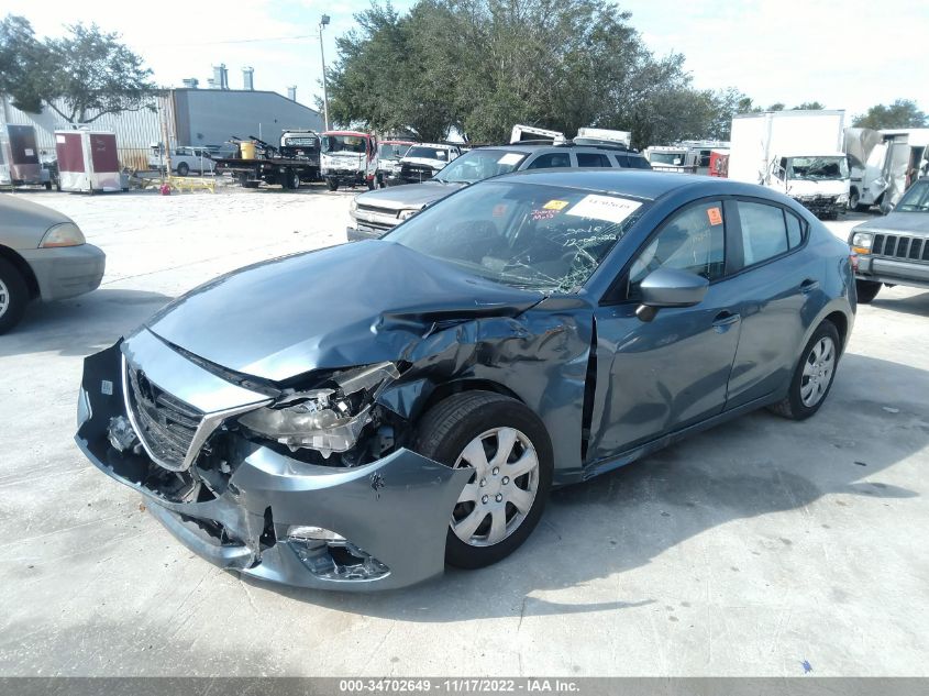 2014 Mazda Mazda3 I Sport VIN: JM1BM1U71E1145446 Lot: 34702649