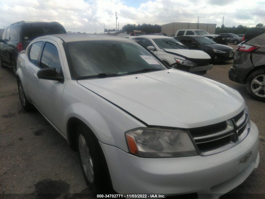 1C3CDZABXEN174095 2014 Dodge Avenger Se