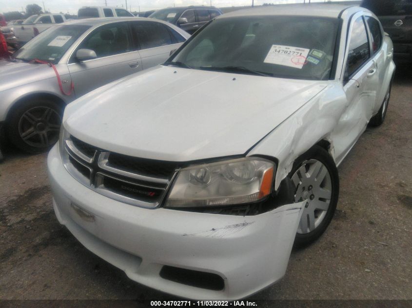 1C3CDZABXEN174095 2014 Dodge Avenger Se