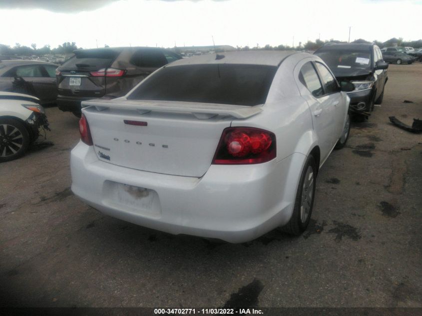 2014 Dodge Avenger Se VIN: 1C3CDZABXEN174095 Lot: 40523235