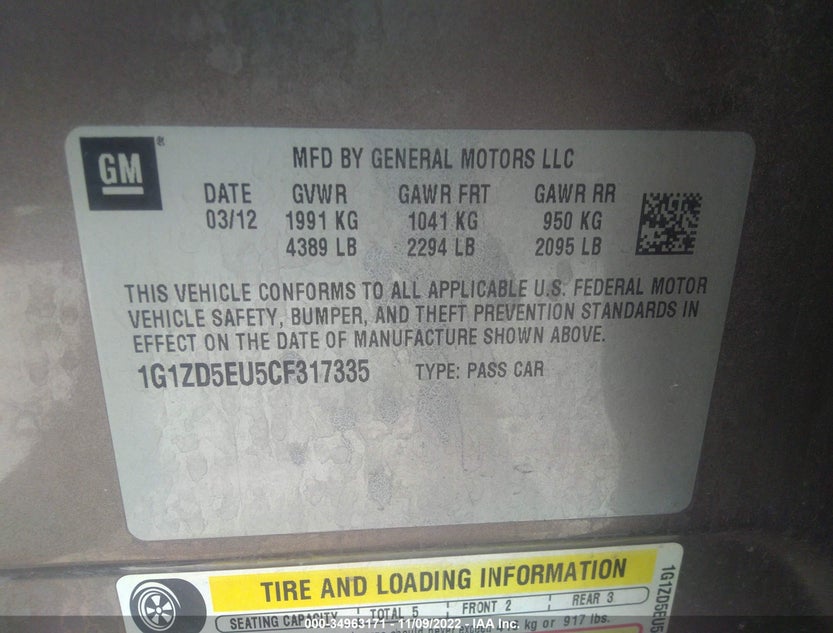 1G1ZD5EU5CF317335