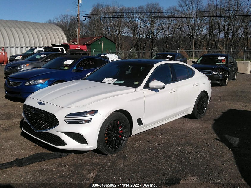 2022 GENESIS G70 3.3T AWD LAUNCH EDITION KMTG14TE5NU082965