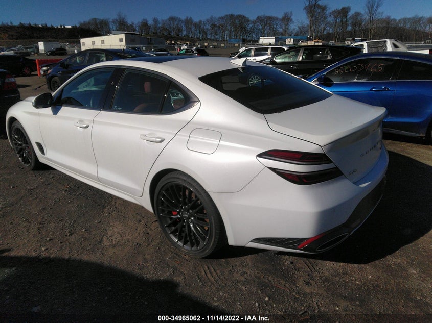 2022 GENESIS G70 3.3T AWD LAUNCH EDITION KMTG14TE5NU082965