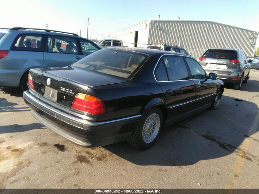 1998 BMW 740Il VIN: WBAGJ8324WDM10533 Lot: 34978212