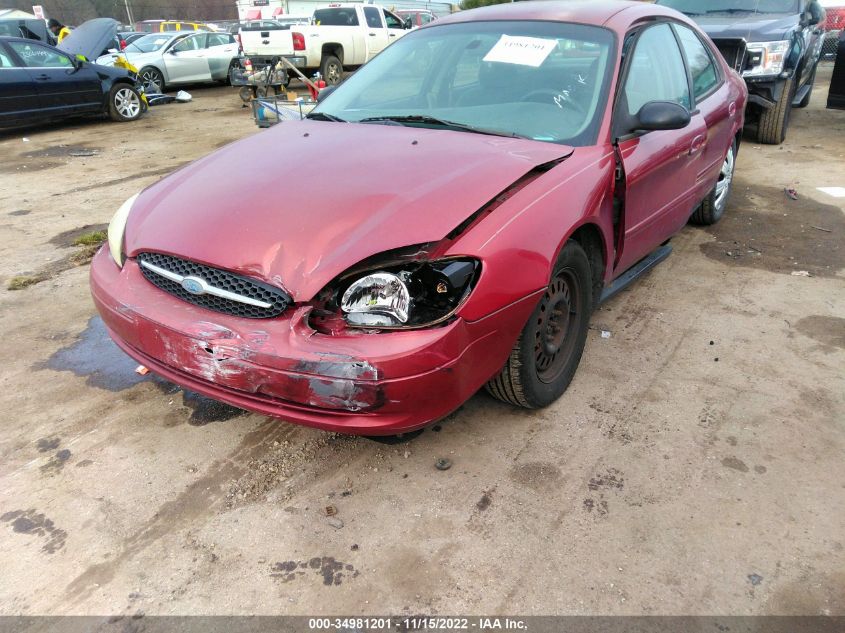 2003 Ford Taurus Lx VIN: 1FAFP52UX3A158000 Lot: 34981201