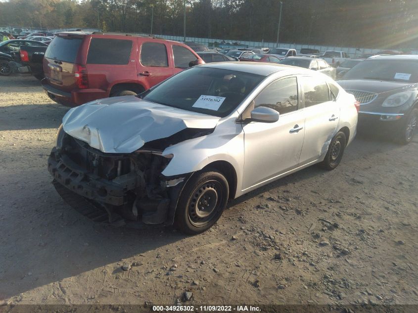 2016 Nissan Sentra Fe+ S/Sv/S/Sr/Sl VIN: 3N1AB7AP4GY307869 Lot: 34926302