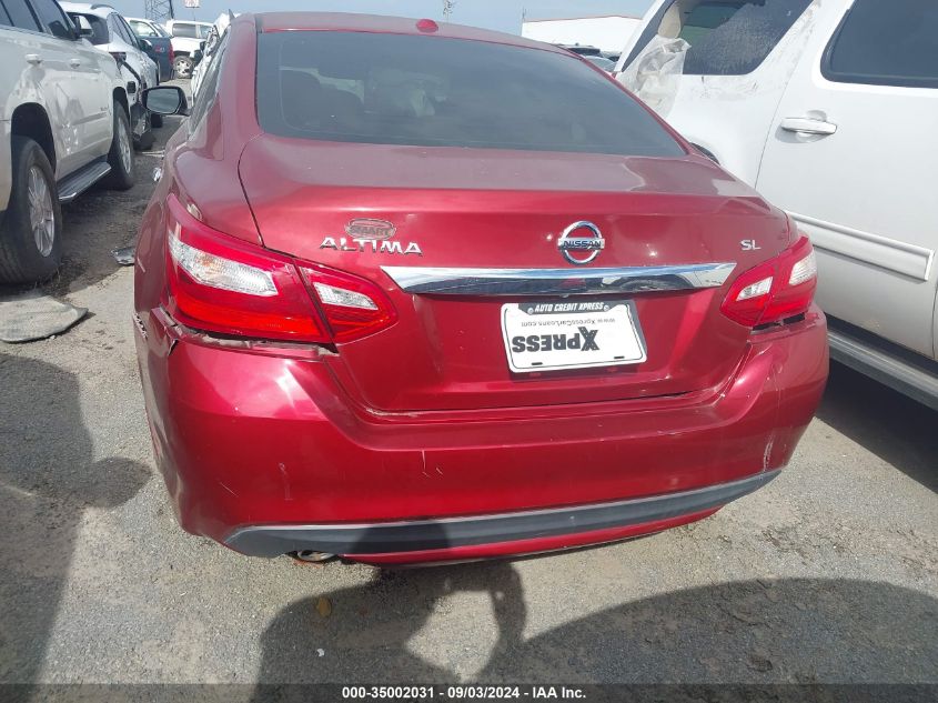 2016 Nissan Altima 2.5 Sl/2.5 Sr/2.5 Sv/2.5/2.5 S VIN: 1N4AL3AP8GL136268 Lot: 35002031