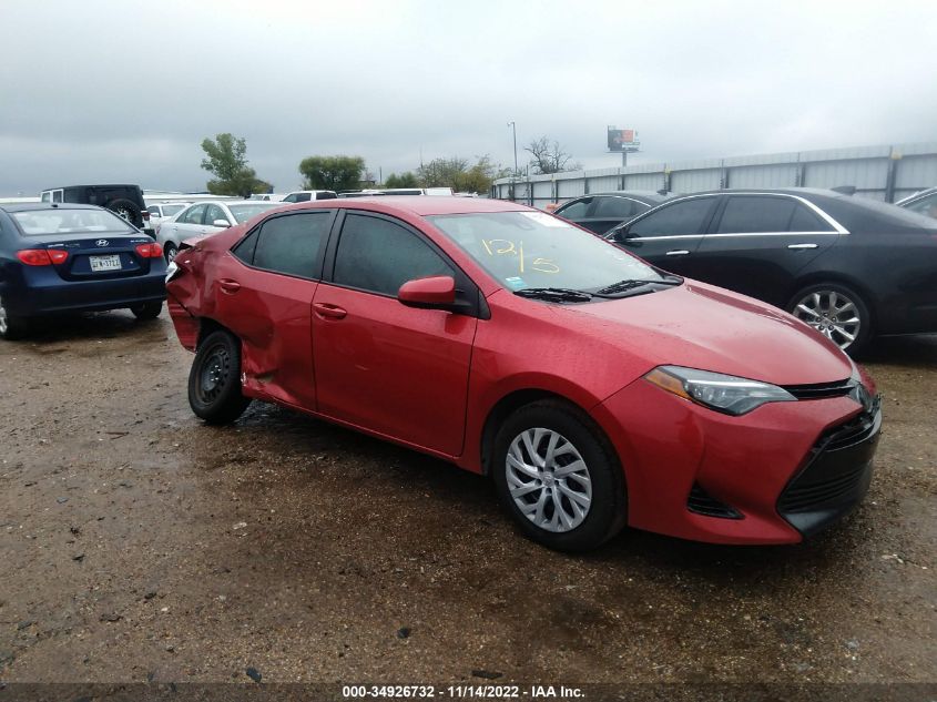 2018 Toyota Corolla Le VIN: 5YFBURHE9JP826631 Lot: 34926732