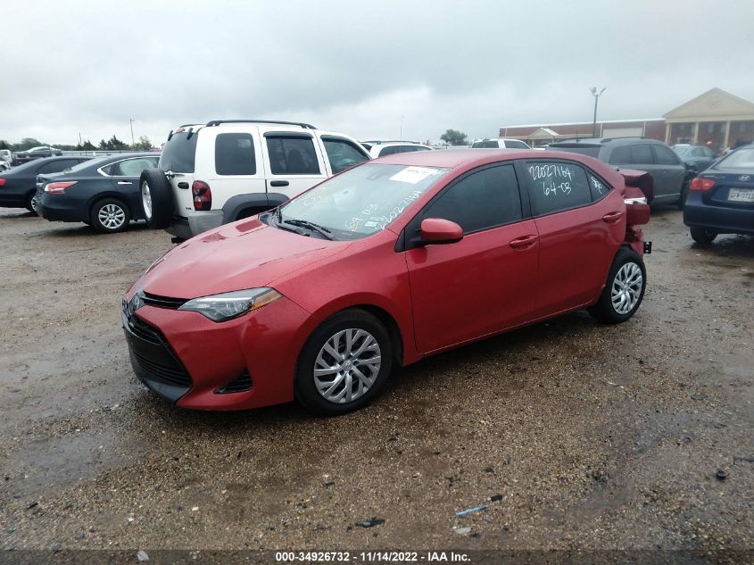 2018 Toyota Corolla Le VIN: 5YFBURHE9JP826631 Lot: 34926732