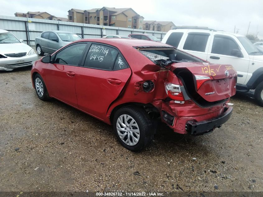 5YFBURHE9JP826631 2018 Toyota Corolla Le