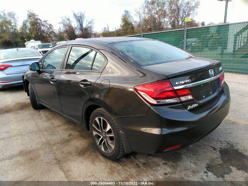 2013 Honda Civic Ex VIN: 2HGFB2F86DH503158 Lot: 35004403