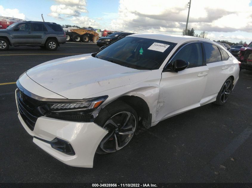 2022 Honda Accord Sport VIN: 1HGCV1F32NA001689 Lot: 40346488