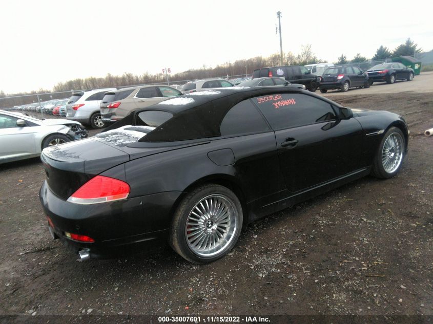 2004 BMW 645Ci VIN: WBAEK73474B320852 Lot: 35007601