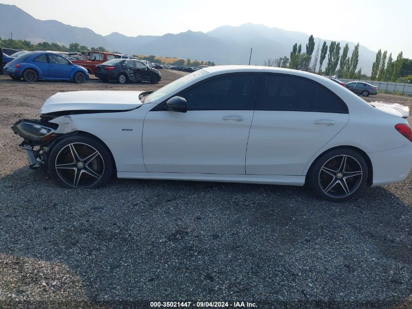 2016 Mercedes-Benz C 450 Amg 4Matic VIN: 55SWF6EB8GU132262 Lot: 35021447