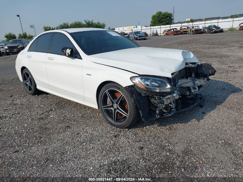 2016 Mercedes-Benz C 450 Amg 4Matic VIN: 55SWF6EB8GU132262 Lot: 35021447