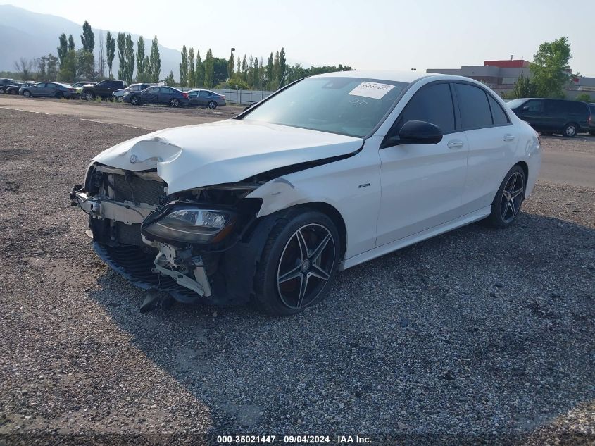 2016 Mercedes-Benz C 450 Amg 4Matic VIN: 55SWF6EB8GU132262 Lot: 35021447