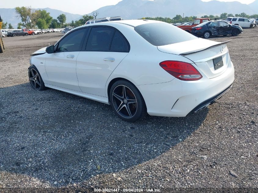 2016 Mercedes-Benz C 450 Amg 4Matic VIN: 55SWF6EB8GU132262 Lot: 35021447