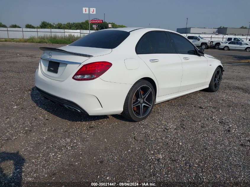 2016 Mercedes-Benz C 450 Amg 4Matic VIN: 55SWF6EB8GU132262 Lot: 35021447