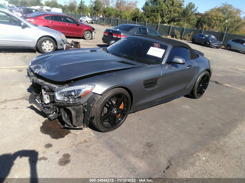 2018 Mercedes-Benz Amg Gt Amg Gt C VIN: WDDYK8AA0JA014484 Lot: 34944212