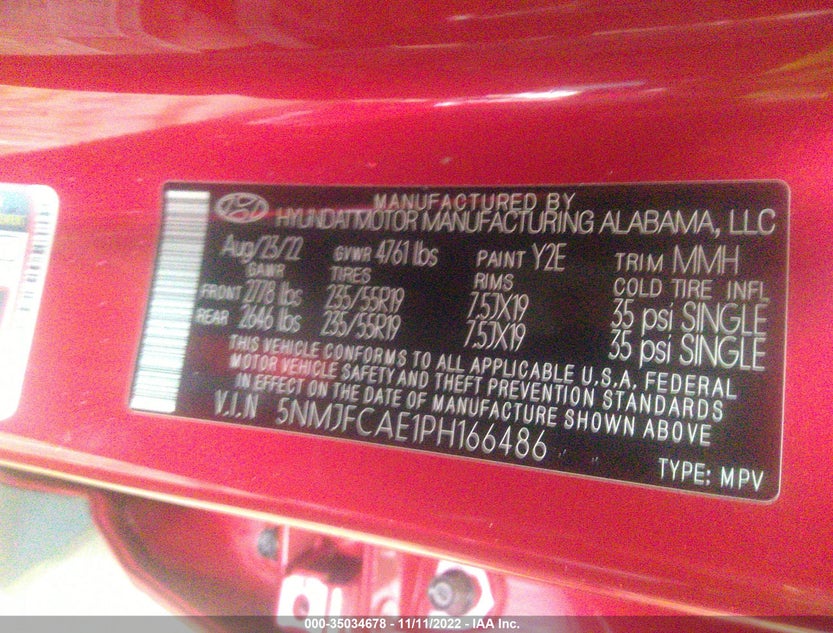 5NMJFCAE1PH166486