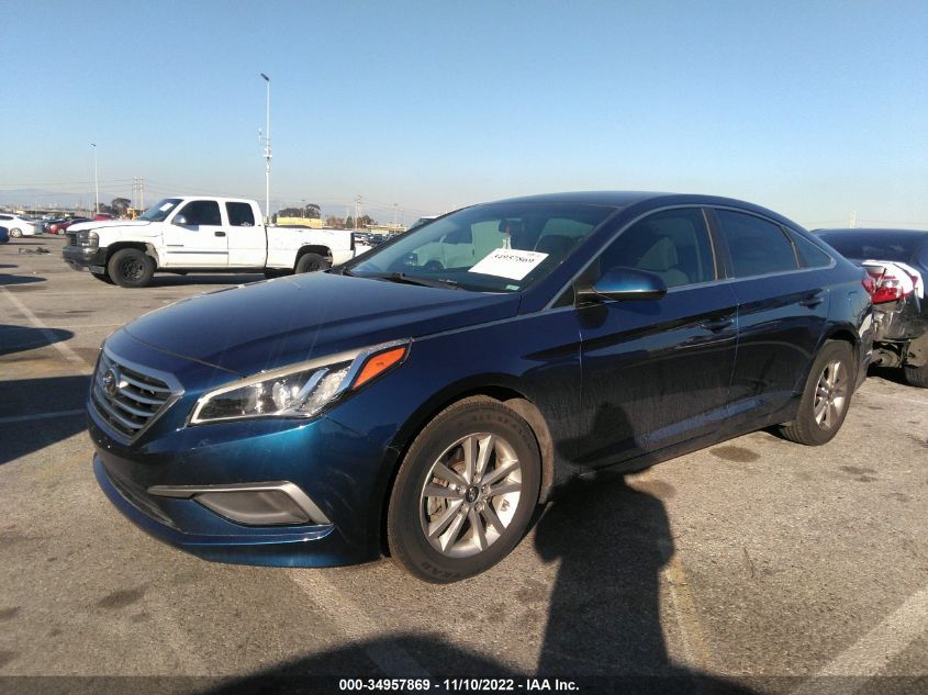 2016 Hyundai Sonata 2.4L VIN: 5NPE24AF8GH391602 Lot: 34957869