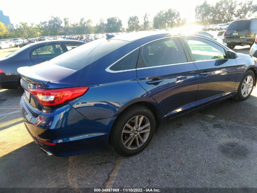 2016 Hyundai Sonata 2.4L VIN: 5NPE24AF8GH391602 Lot: 34957869