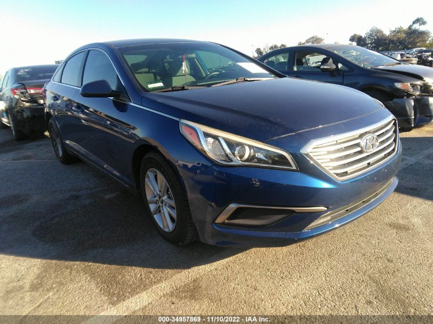 2016 Hyundai Sonata 2.4L VIN: 5NPE24AF8GH391602 Lot: 34957869