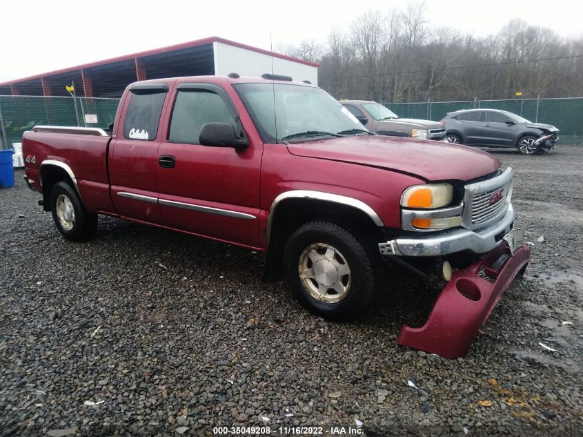 2004 GMC Sierra 1500 Sle VIN: 2GTEK19T341278324 Lot: 35049208