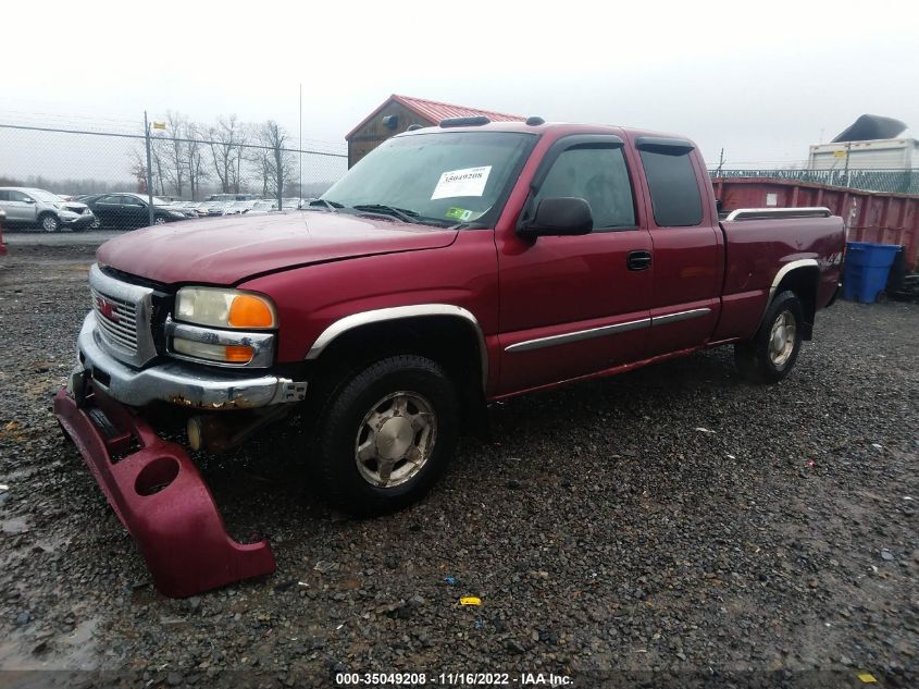 2004 GMC Sierra 1500 Sle VIN: 2GTEK19T341278324 Lot: 35049208