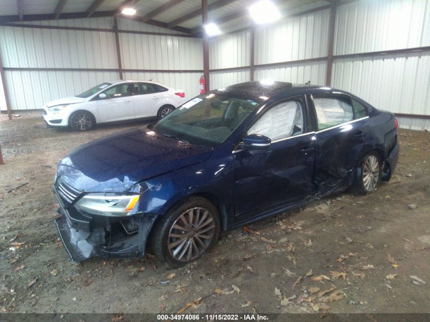 3VWLP7AJ2CM411455 2012 Volkswagen Jetta 2.5L Sel