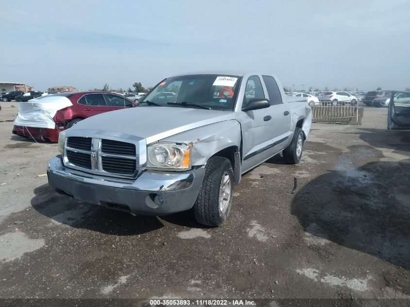 2005 Dodge Dakota Slt VIN: 1D7HE48K75S321956 Lot: 35053893